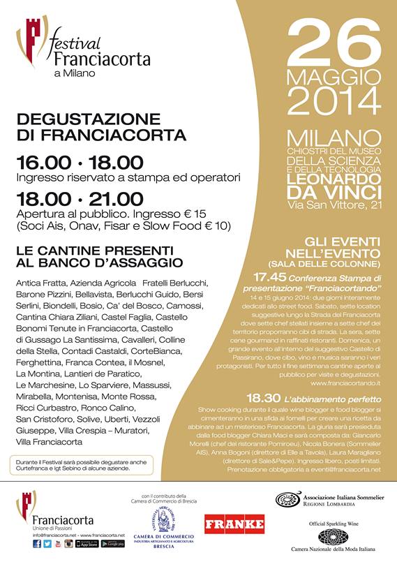 A Milano il Festival del Franciacorta