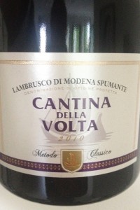 Cantina della Volta Lambrusco di Modena 2010 R